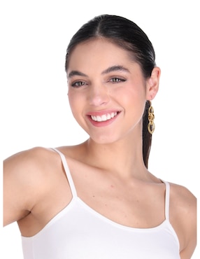 Aretes de eslabones Napier Ears con acabado brillante