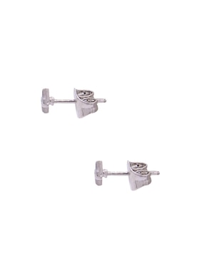 Aretes de rayo Oro Angelus con acabado brillante