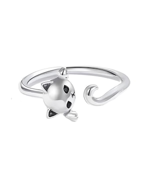 Anillo De Gato Miow Kiki Season P925 De Plata