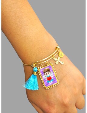 Brazalete Koua Itz con acabado brillante