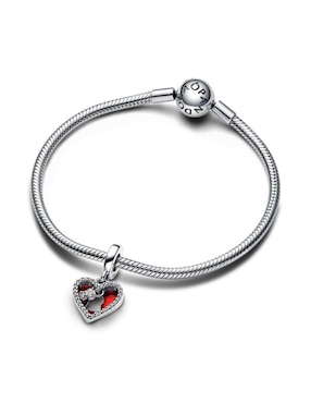 Charm redondo Pandora moments de plata P 925