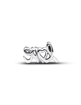 Charm de letras Pandora moments de plata P 925