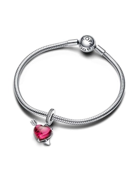Charm de candado Pandora moments de plata P 925