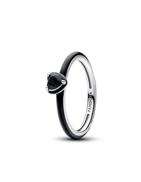 Anillo de corazón Pandora Me P 925 de plata cristal brillante