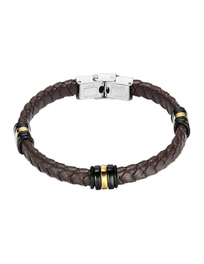 Pulsera Enso De Piel Men Bracelet Leather Con Acabado Pulido