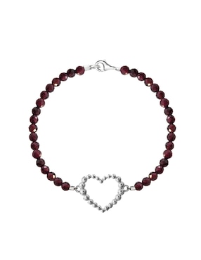 Pulsera Anamora Por Tanya Moss de plata con granate p 925 Burbujas