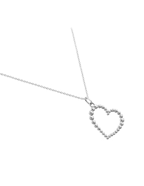 Dije de corazón Anamora Por Tanya Moss burbujas de plata P 925