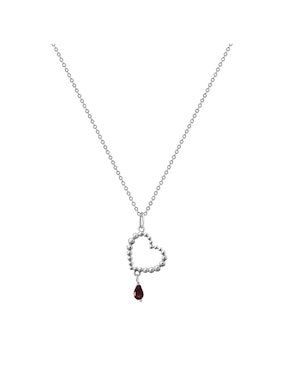 Dije de corazón Anamora Por Tanya Moss burbujas de plata P 925