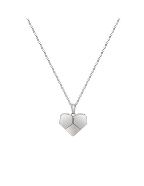 Dije de corazón Anamora Por Tanya Moss origami de plata P 925