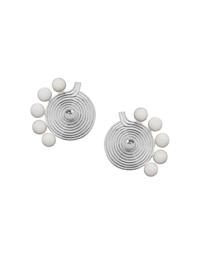 Aretes Cortos Enrique Garcia Espiral De Plata P925