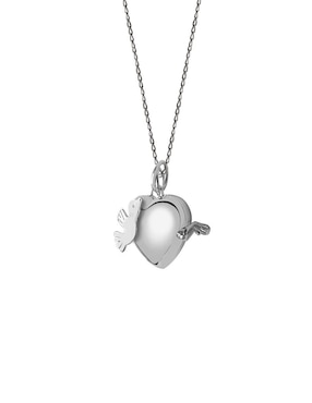 Colgante Y Dije de corazón Enrique Garcia relicario de plata P 925