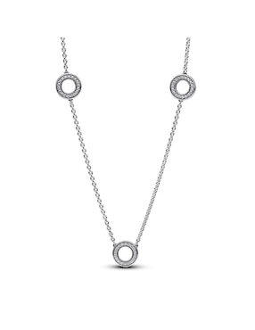 Collar Circular Pandora Signature De Plata P 925