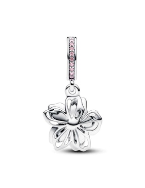 Charm de flor Pandora moments de plata P 925