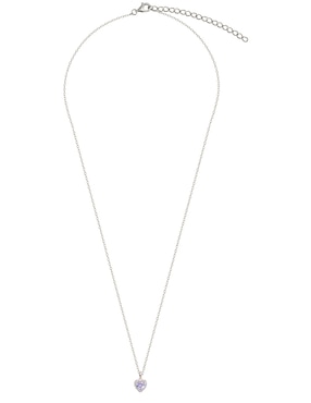 Colgante Y Dije de corazón Carré de plata P 925