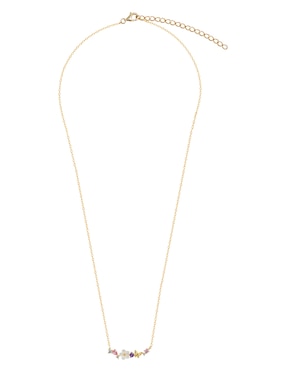 Collar de flor Carré de plata P 925
