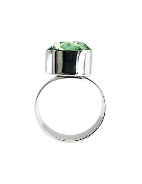 Anillo cuadrado Zvezda Cushion P 925 de plata cristal