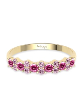 Churumbela De Redondo Amelie Joyas 14 K De Oro Zirconia