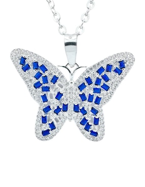 Collar de mariposa Zvezda de plata P 925