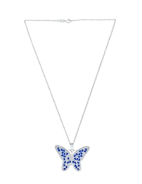 Collar de mariposa Zvezda de plata P 925