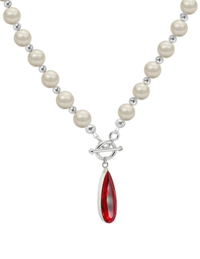 Collar de gota Zvezda de plata P 925