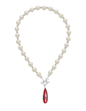 Collar de gota Zvezda de plata P 925