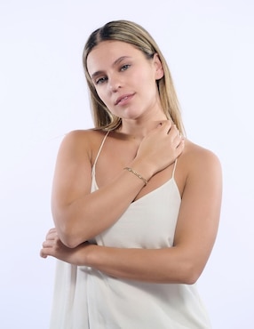 Pulsera Luckyly de baño de oro