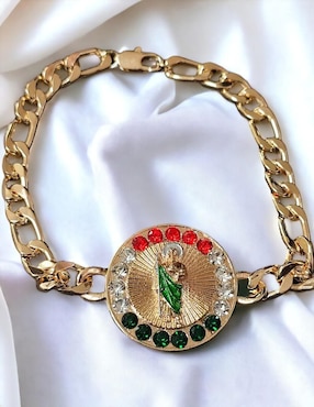 Brazalete Maria Almudena de baño de oro 18 K