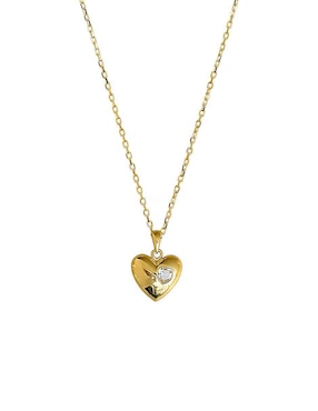 Collar De Corazón Sofia Blum De Plata P 925