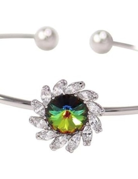 Brazalete Mayfer Joyería con cristal austriaco Oporto