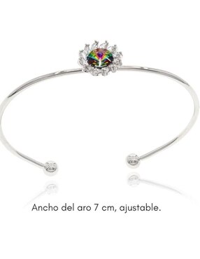 Brazalete Mayfer Joyería con cristal austriaco Oporto