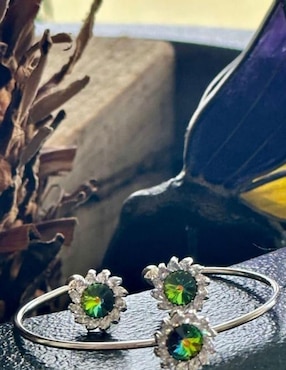 Brazalete Mayfer Joyería con cristal austriaco Oporto