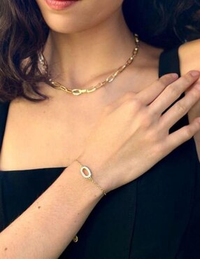 Brazalete Mayfer Joyería Toscana con acabado brillante