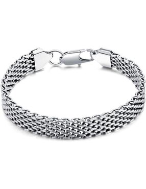 Brazalete Mayfer Joyería Mayfer Homme Con Acabado Baño Rodio