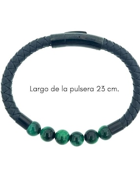 Brazalete Mayfer Joyería con malaquita Mayfer Homme