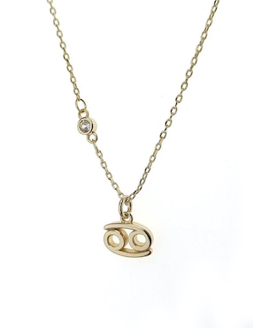 Collar Zvezda Zodiacos de baño de oro 18 K