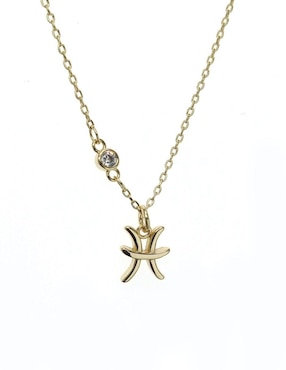 Collar Zvezda Zodiacos de baño de oro 18 K