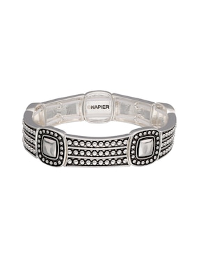 Pulsera Napier Basic Casual Silver Con Acabado Brillante