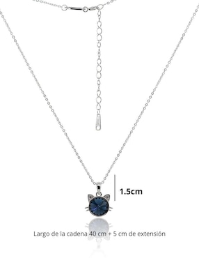 Colgante Y Dije de gato Mayfer Joyería bora bora de plata P 925