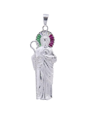 Dije Boscaini San Judas Tadeo De Plata P.925 Zirconia