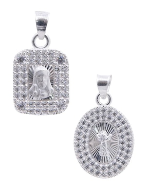 Set De Dije Boscaini De Plata P.925 Zirconia