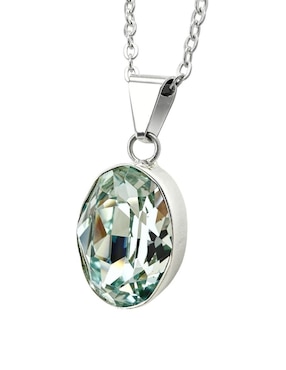 Collar ovalado Zvezda de plata P 925