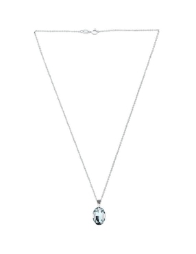 Collar ovalado Zvezda de plata P 925