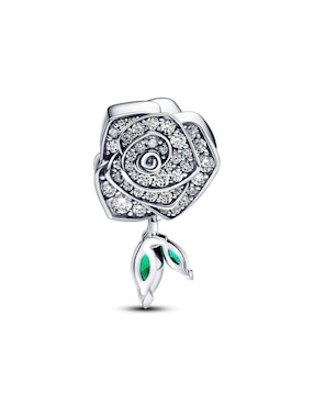 Charm de flor Pandora moments de plata P 925