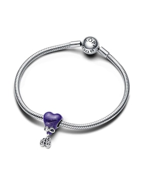 Charm de corazón Pandora moments de plata P 925