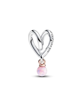 Charm de corazón Pandora moments de plata P 925