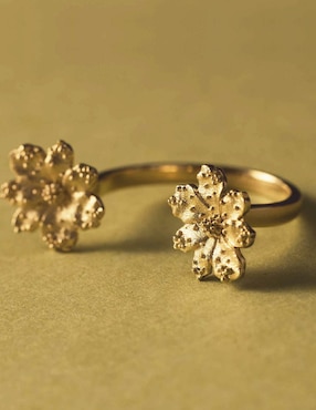 Anillo de flor Apodemia Zinia Chica brillante