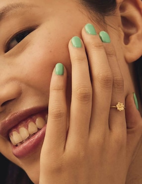Anillo de flor Apodemia Zinia Chica brillante