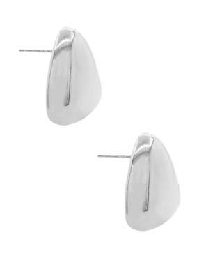 Aretes triangulares Oro Angelus con acabado brillante