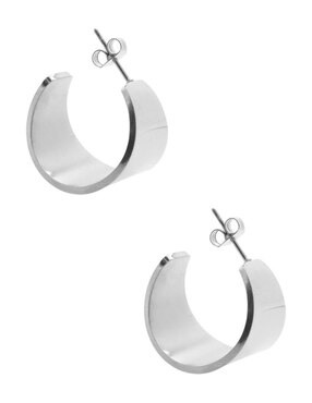 Aretes redondos Oro Angelus con acabado brillante