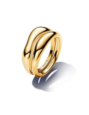 Anillo Pandora Essence de plata P 925 con acabado baño de oro
